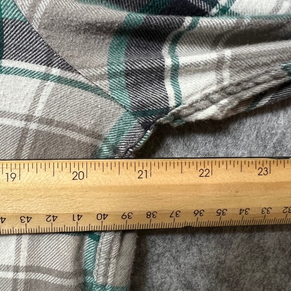 Jachs‎ Girlfriend Plaid Western Pearl Snap Shirt Bea Long Sleeve Button Up Large - Picture 5 of 7